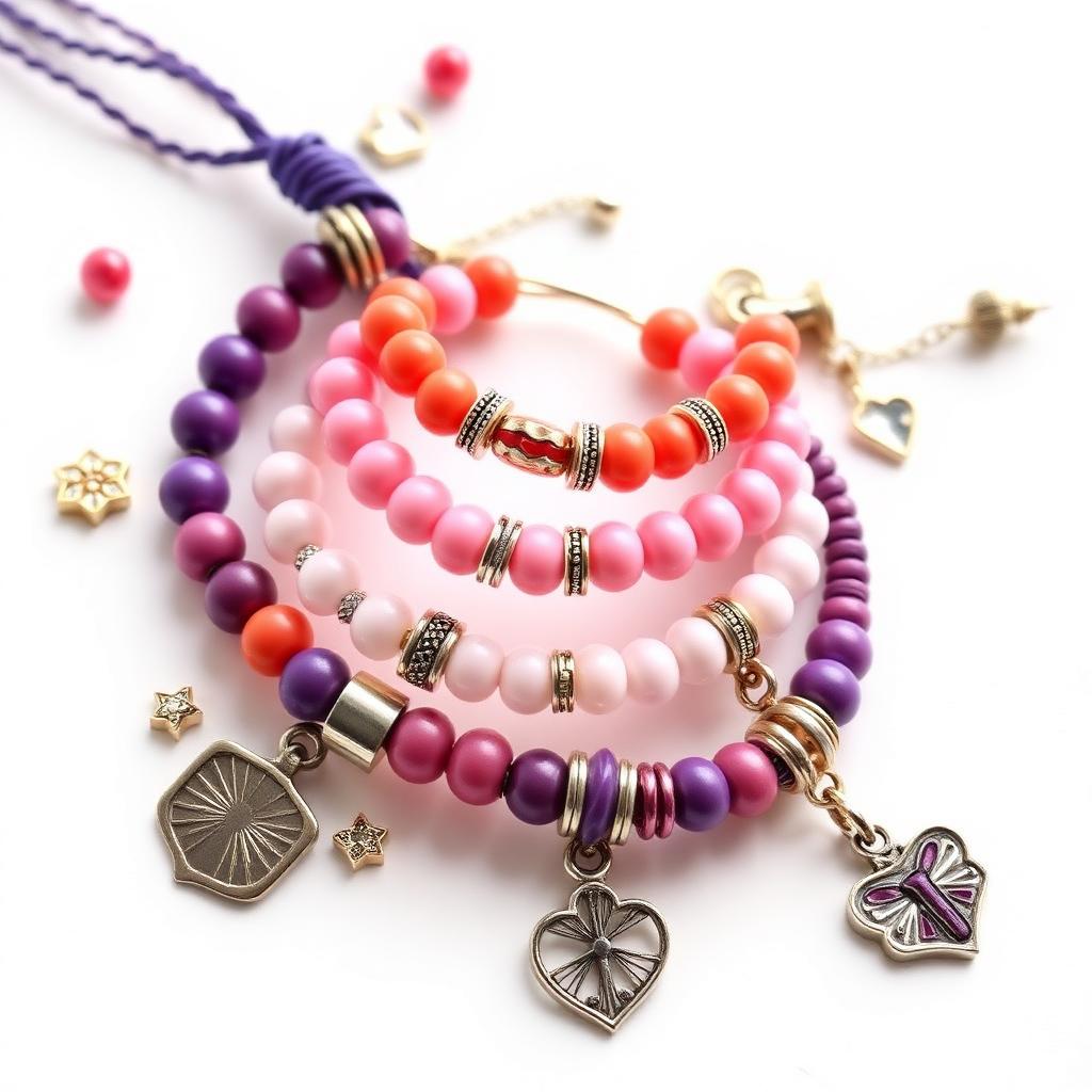 BFF Charm Bracelet Stack